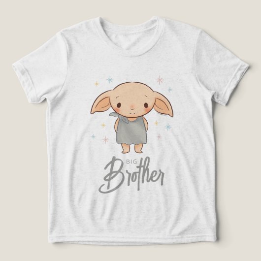 Eenvoudige Harry Potter - Dobby Baby Shower Tri-Blend Shirt (Design voorkant)