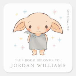 Eenvoudige Harry Potter - Dobby Baby Shower Vierkante Sticker
