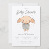 Eenvoudige Harry Potter - Dobby Baby Sprinkle Kaart (Voorkant)