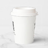 Eenvoudige Hart Zakelijk Logo QR-code Aangepaste P Papieren Bekers (Rechts)