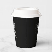 Eenvoudige Hart Zakelijk Logo QR-code Aangepaste P Papieren Bekers (Rechts)