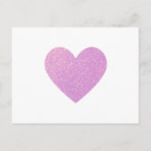 Eenvoudige hartkleurverloop Ombre textuur gestruct Briefkaart (Voorkant)