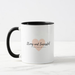 Eenvoudige Hartpatroon Koffiekoppen Mok