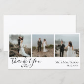 Eenvoudige hartstochtelijke foto Hartelijk dank Bedankkaart (Voorkant / Achterkant)
