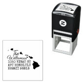 Eenvoudige Hawaii retour adres stempel (In situ)