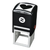 Eenvoudige Heart Classic Valentijn Modern Minimal Zelfinktende Stempel (Product)