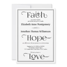 Eenvoudige, hedendaagse Christelijke huwelijksuitn