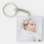 Eenvoudige hedendaagse foto's en info sleutelhanger (Voorkant)