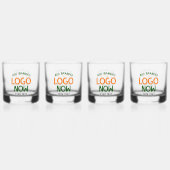 EENVOUDIGE HEDENDAAGSE SCHONE HELDERE MODE CLIENT WHISKY GLAS (Achterkant)