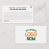 EENVOUDIGE HEDENDAAGSE SCHONE WITTE MODIEUZE CLIEN ADVIESKAART (Voorkant / Achterkant)