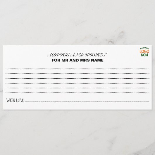 EENVOUDIGE HEDENDAAGSE SCHONE WITTE MODIEUZE CLIEN ADVIESKAART (Voorkant)