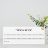 EENVOUDIGE HEDENDAAGSE SCHONE WITTE MODIEUZE CLIEN ADVIESKAART (Staand voorkant)