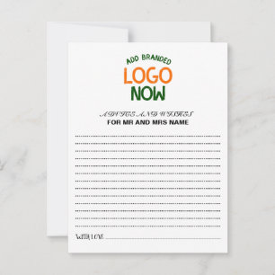 EENVOUDIGE HEDENDAAGSE SCHONE WITTE MODIEUZE CLIEN ADVIESKAART