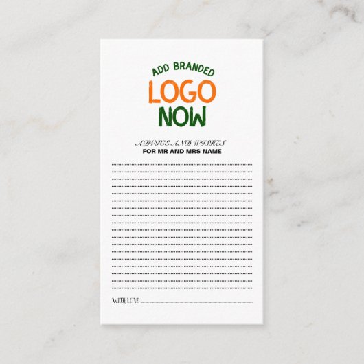 EENVOUDIGE HEDENDAAGSE SCHONE WITTE MODIEUZE CLIEN ADVIESKAART (Voorkant)