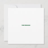 EENVOUDIGE HEDENDAAGSE SCHONE WITTE MODIEUZE CLIEN BEDANKKAART (Achterkant)