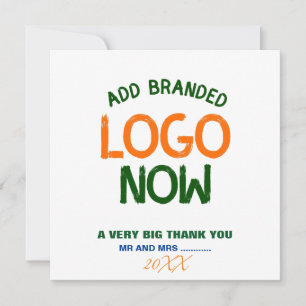 EENVOUDIGE HEDENDAAGSE SCHONE WITTE MODIEUZE CLIEN BEDANKKAART