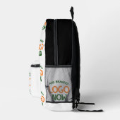 EENVOUDIGE HEDENDAAGSE SCHONE WITTE MODIEUZE CLIEN BEDRUKTE RUGZAK (Rechts)