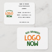 EENVOUDIGE HEDENDAAGSE SCHONE WITTE MODIEUZE CLIEN CONTACTKAARTJE (Voorkant / Achterkant)