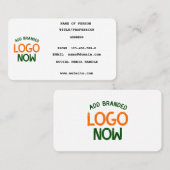 EENVOUDIGE HEDENDAAGSE SCHONE WITTE MODIEUZE CLIEN CONTACTKAARTJE (Voorkant / Achterkant)