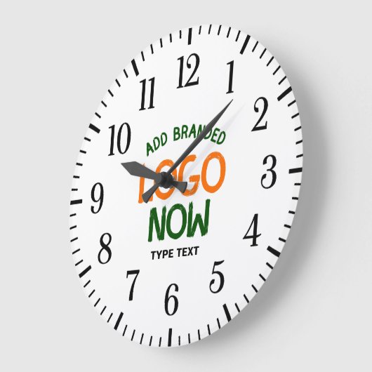 EENVOUDIGE HEDENDAAGSE SCHONE WITTE MODIEUZE CLIEN GROTE KLOK (Hoek)