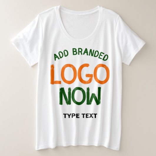 EENVOUDIGE HEDENDAAGSE SCHONE WITTE MODIEUZE CLIEN GROTE MAAT T-SHIRT (Design voorkant)