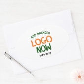 EENVOUDIGE HEDENDAAGSE SCHONE WITTE MODIEUZE CLIEN OVALE STICKER (Envelop)