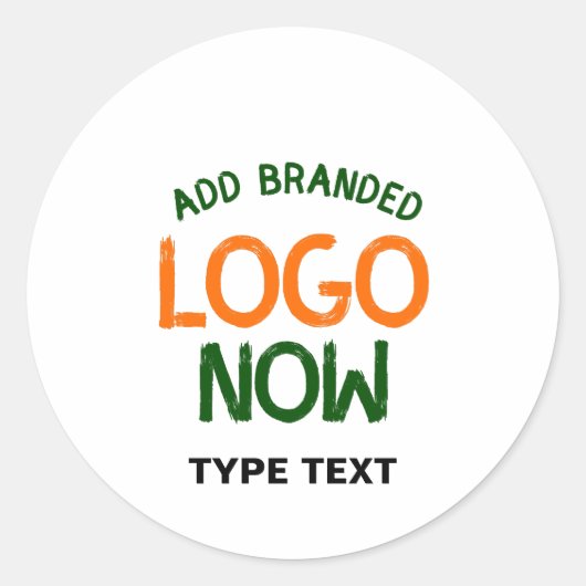 EENVOUDIGE HEDENDAAGSE SCHONE WITTE MODIEUZE CLIEN RONDE STICKER (Voorkant)