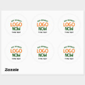 EENVOUDIGE HEDENDAAGSE SCHONE WITTE MODIEUZE CLIEN RONDE STICKER (Vel)