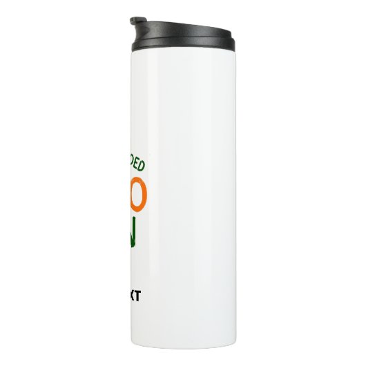 EENVOUDIGE HEDENDAAGSE SCHONE WITTE MODIEUZE CLIEN THERMOSBEKER (Geroteerd rechts)