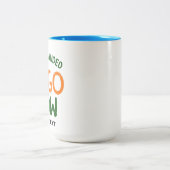 EENVOUDIGE HEDENDAAGSE SCHONE WITTE MODIEUZE CLIEN TWEEKLEURIGE KOFFIEMOK (Center)