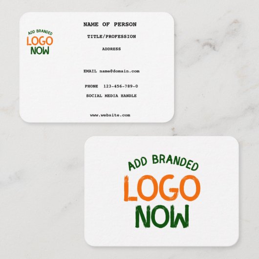 EENVOUDIGE HEDENDAAGSE SCHONE WITTE MODIEUZE CLIEN VISITEKAARTJE (Voorkant / Achterkant)