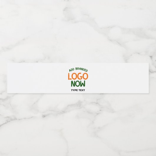 EENVOUDIGE HEDENDAAGSE SCHONE WITTE MODIEUZE CLIEN WATERFLES ETIKET (Enkel label)