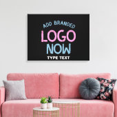 EENVOUDIGE HEDENDAAGSE SCHONE ZWARTE MODE CLIENT CANVAS AFDRUK (Insitu (Woonkamer))