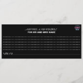 EENVOUDIGE HEDENDAAGSE SCHONE ZWARTE MODIEUZE CLIE ADVIESKAART (Voorkant)