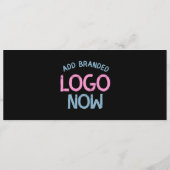 EENVOUDIGE HEDENDAAGSE SCHONE ZWARTE MODIEUZE CLIE ADVIESKAART (Achterkant)