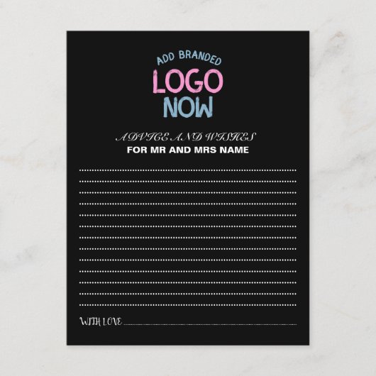 EENVOUDIGE HEDENDAAGSE SCHONE ZWARTE MODIEUZE CLIE ADVIESKAART (Voorkant)