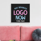 EENVOUDIGE HEDENDAAGSE SCHONE ZWARTE MODIEUZE CLIE CANVAS AFDRUK (Insitu (Woonkamer))