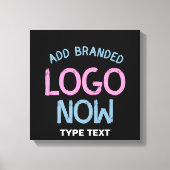 EENVOUDIGE HEDENDAAGSE SCHONE ZWARTE MODIEUZE CLIE CANVAS AFDRUK (Voorkant)