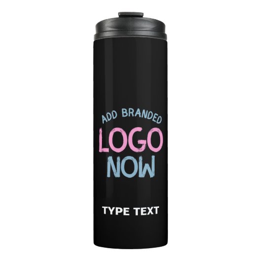 EENVOUDIGE HEDENDAAGSE SCHONE ZWARTE MODIEUZE CLIE THERMOSBEKER (Voorkant)