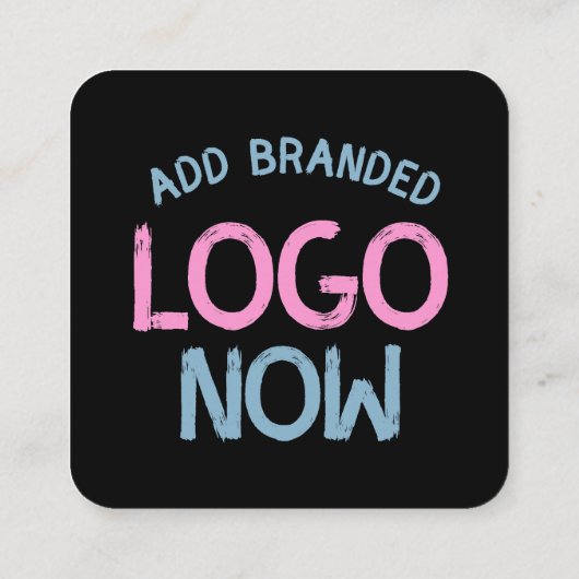 EENVOUDIGE HEDENDAAGSE SCHONE ZWARTE MODIEUZE CLIE VIERKANTE VISITEKAARTJE (Achterkant)