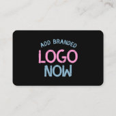 EENVOUDIGE HEDENDAAGSE SCHONE ZWARTE MODIEUZE CLIE VISITEKAARTJE (Achterkant)