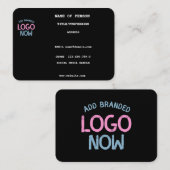 EENVOUDIGE HEDENDAAGSE SCHONE ZWARTE MODIEUZE CLIE VISITEKAARTJE (Voorkant / Achterkant)