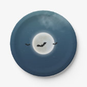 Eenvoudige Helloween Party Papieren Bordje (Voorkant)