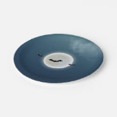 Eenvoudige Helloween Party Papieren Bordje (Gekanteld)