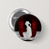 Eenvoudige hemel ronde button 5,7 cm (Voorkant /achterkant)