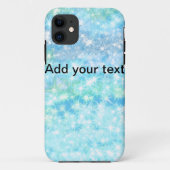 Eenvoudige hemelblauwe glitsterren voegen jouw tek Case-Mate iPhone case (Achterkant)