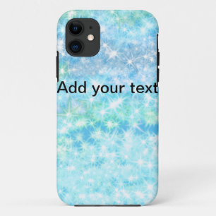 Eenvoudige hemelblauwe glitsterren voegen jouw tek Case-Mate iPhone case