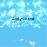 Eenvoudige hemelblauwe glitsterren voegen jouw tek staand fotobeeldje<br><div class="desc">Ontwerp</div>