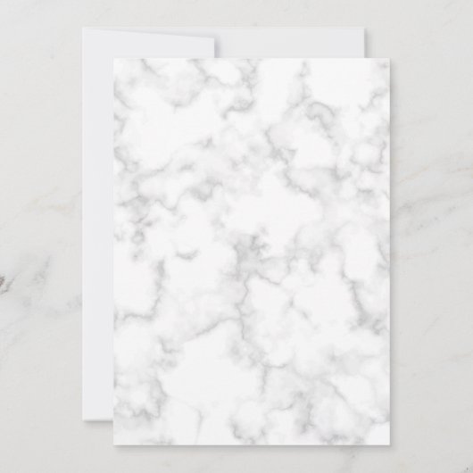 Eenvoudige herdenkingsceremonie van Life Foto begr Kaart (Achterkant)