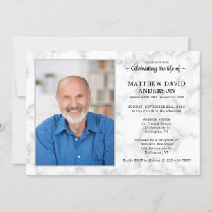 Eenvoudige herdenkingsceremonie van Life Foto begr Kaart